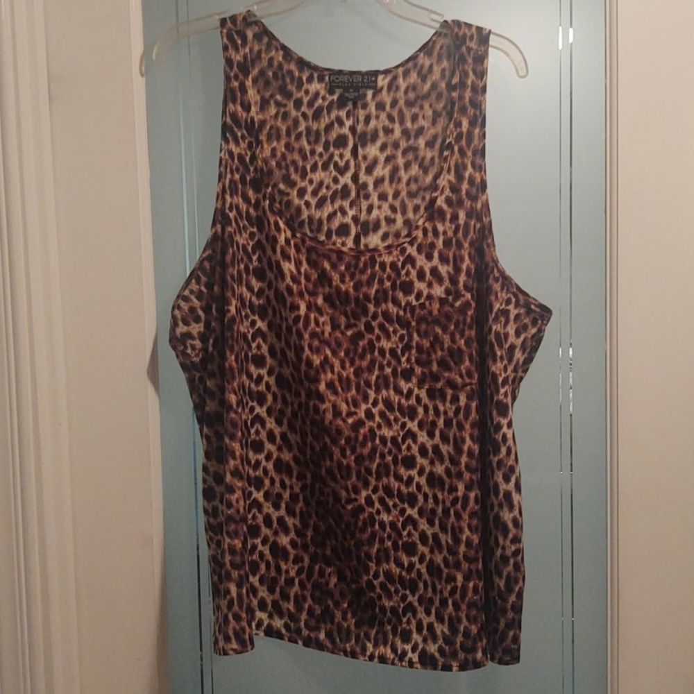 Leopard print cami